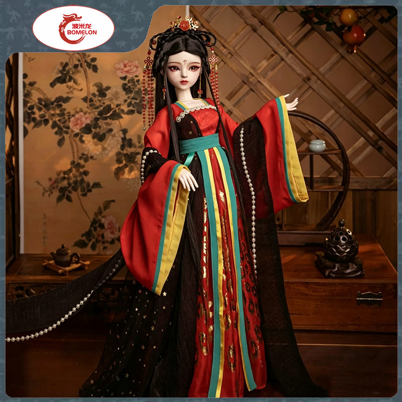 New Ethnic Fashion - Boneca articulada artesanal Hanfu Girl Ball