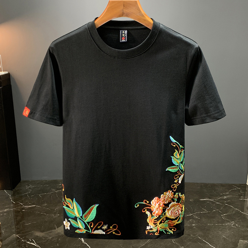 Ethnic Fashion Design - Estilo chinês bordado high-end topo masculino