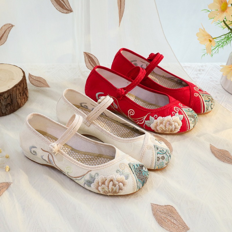 New Ethnic Fashion - Sapatos Casuais Femininos, Moda Vintage, Estilo