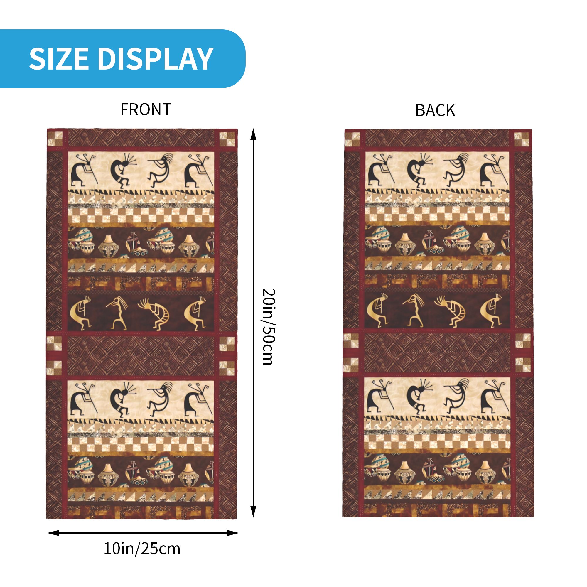 Custom Kokopelli Winter Headba - Ethnic Fashion Design avaliação e preço