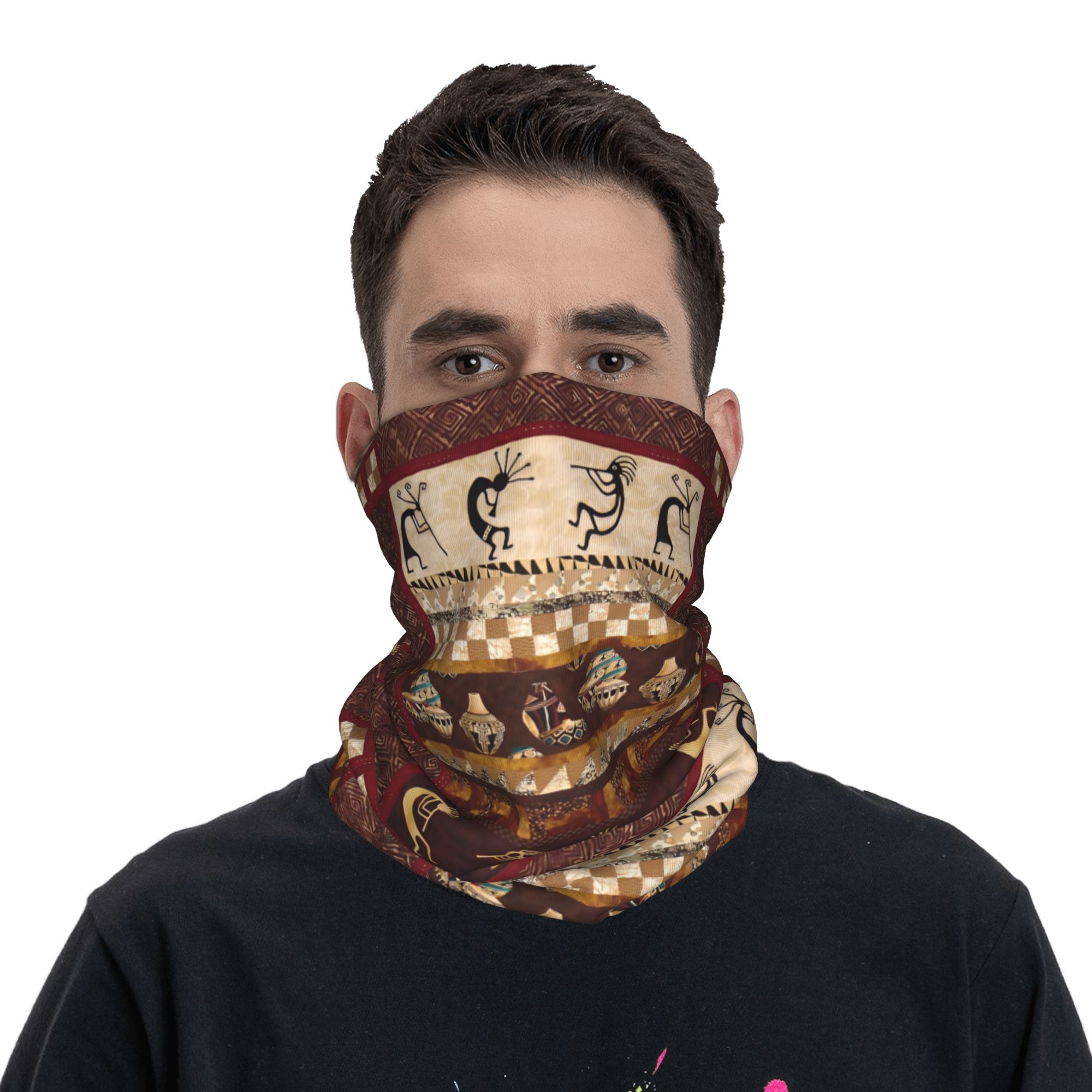 Custom Kokopelli Winter Headba - Ethnic Fashion Design avaliação e preço