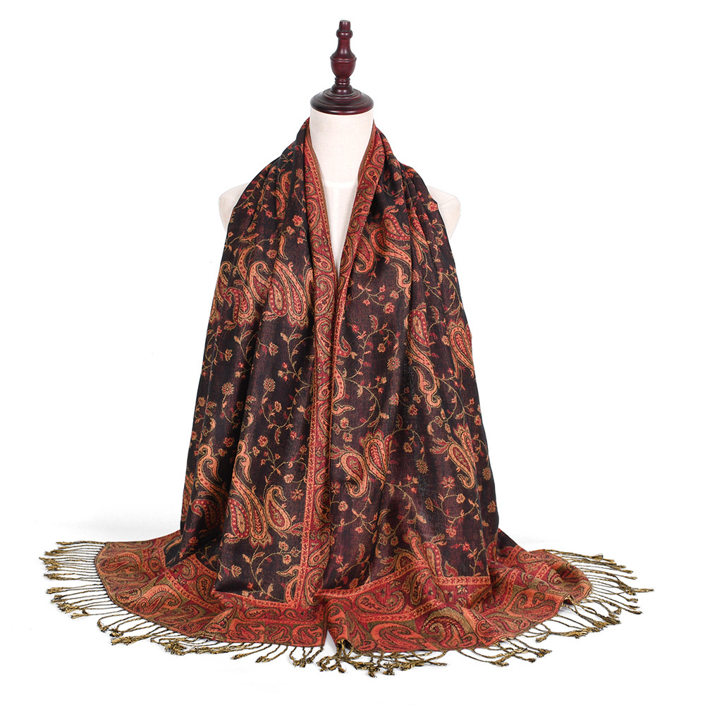Pashmina cachecol xales paisle - Go Ethnic Fashion avaliação e preço