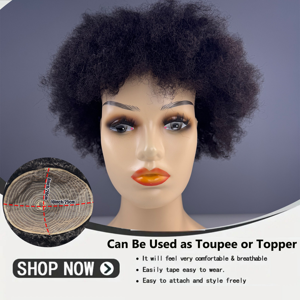 Peruca ou topper de cabelo hum - Ethnic Fashion India avaliação e preço
