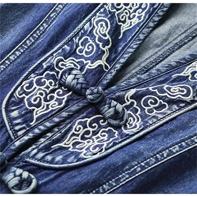 Vestido Jeans Cheongsam de Man - Ethnic Fashion Design avaliação e preço