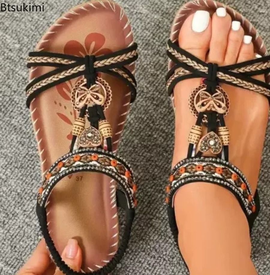 Sandálias Boêmias Femininas pa - Ethnic Fashion Women avaliação e preço
