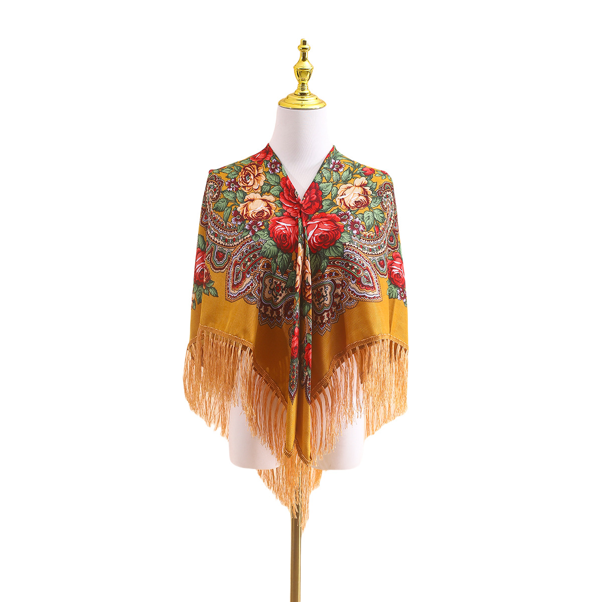 Xale Étnico Russo de 110cm par - Go Ethnic Fashion avaliação e preço
