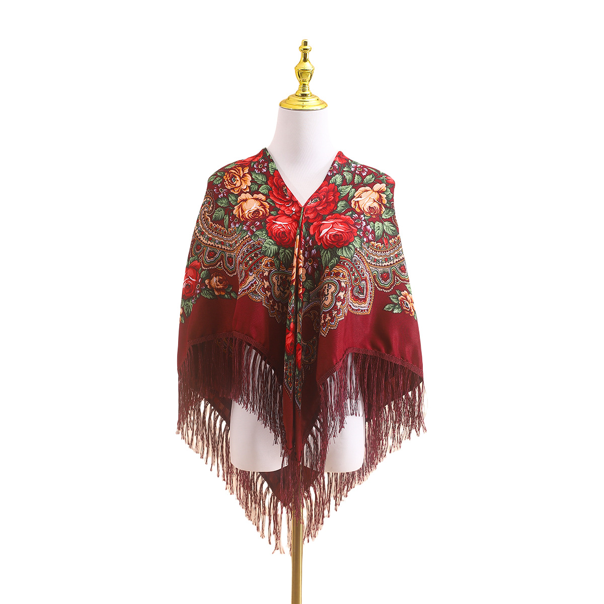 Xale Étnico Russo de 110cm par - Go Ethnic Fashion avaliação e preço